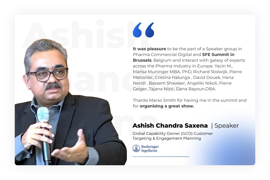 Ashish Chandra Saxena Testimonial
